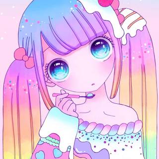 Cute Kawaii anime wallpaper