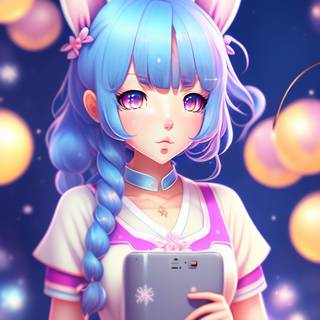 Cute Kawaii anime wallpaper