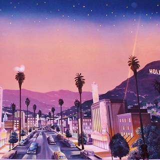 Hollywood city wallpaper