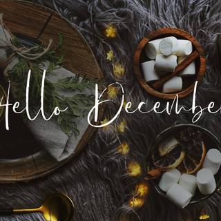 Aesthetic December wallpaper