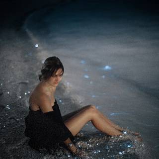 Phone bioluminescence wallpaper