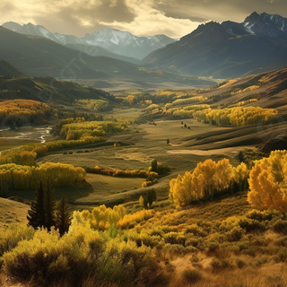 Valley autumn wallpaper