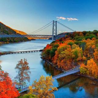 Valley autumn wallpaper