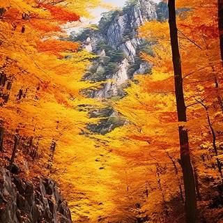 Valley autumn wallpaper