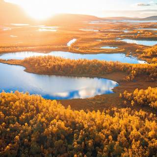 Valley autumn wallpaper