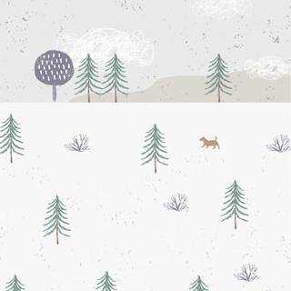 Winter simple cute wallpaper