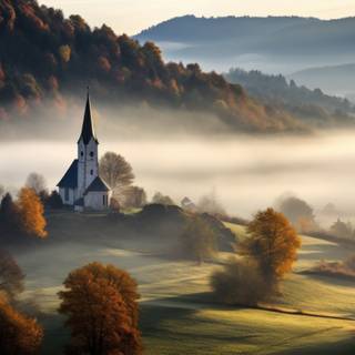 Valley autumn wallpaper