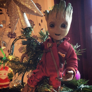 Groot Xmas wallpaper