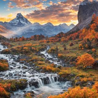 Valley autumn wallpaper
