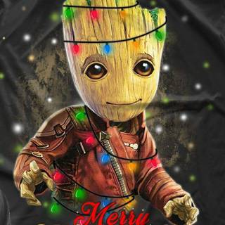 Groot Xmas wallpaper