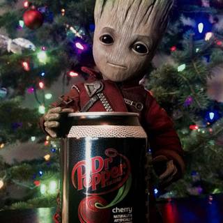 Groot Xmas wallpaper