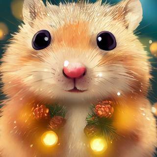 Xmas animal wallpaper