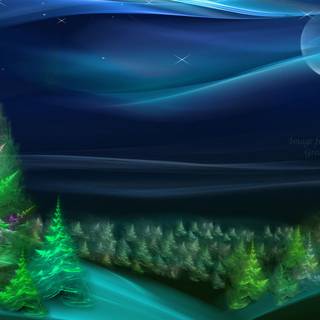 Nature Xmas wallpaper