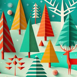Nature Xmas wallpaper