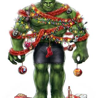 Xmas Avengers wallpaper