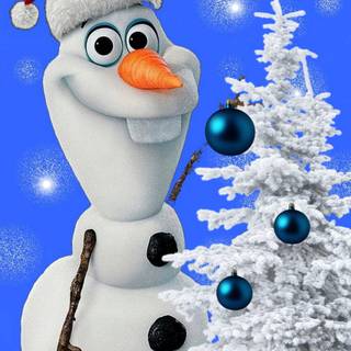 Christmas Olaf wallpaper