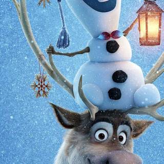 Christmas Olaf wallpaper