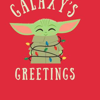 Mandalorian Xmas wallpaper