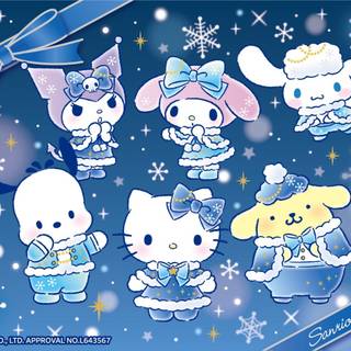 Cinnamoroll Xmas wallpaper