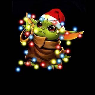 Mandalorian Xmas wallpaper