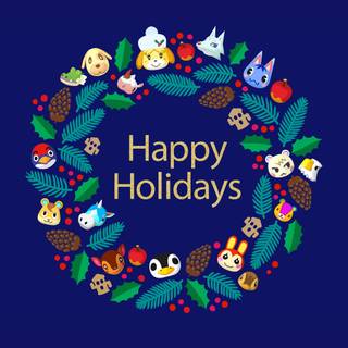 Xmas animal wallpaper