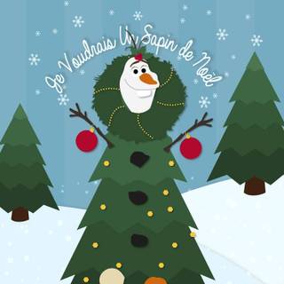 Christmas Olaf wallpaper