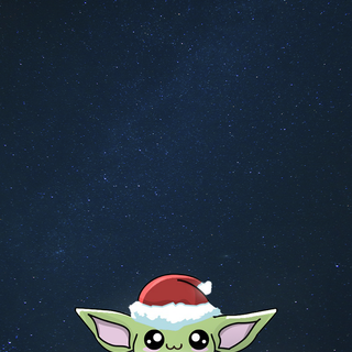 Mandalorian Xmas wallpaper