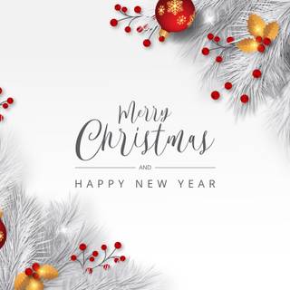 Merry Christmas and a Happy New Year 2024 wallpaper