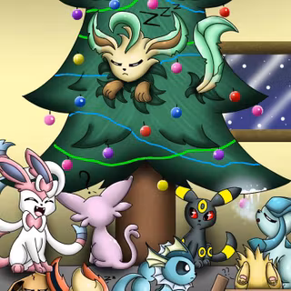 Pokémon Merry Christmas wallpaper