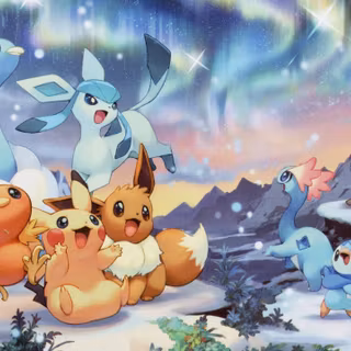Pokémon Merry Christmas wallpaper