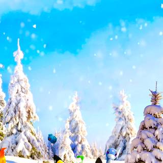 Pokémon Merry Christmas wallpaper