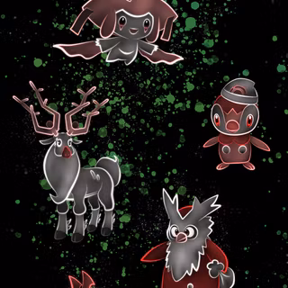 Pokémon Merry Christmas wallpaper
