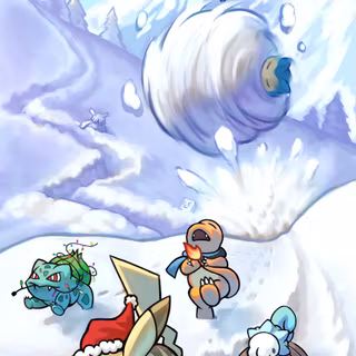 Pokémon Merry Christmas wallpaper