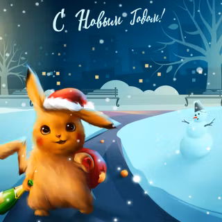 Pokémon Merry Christmas wallpaper