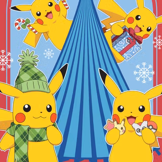 Pokémon Merry Christmas wallpaper