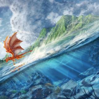 Ocean fantasy wallpaper