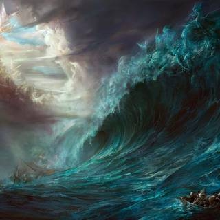 Ocean fantasy wallpaper