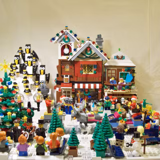 Lego Xmas wallpaper
