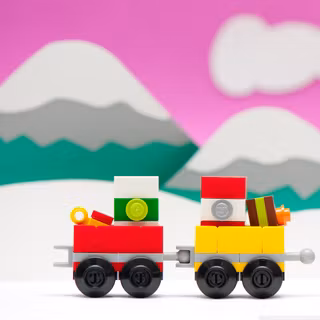 Lego Xmas wallpaper