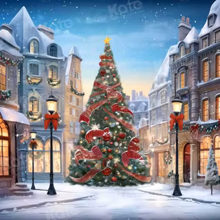 Xmas tree outdoor wallpaper