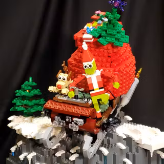 Lego Xmas wallpaper