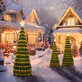Xmas tree outdoor wallpaper