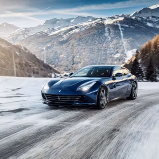 Ferrari winter wallpaper