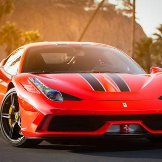 Ferrari winter wallpaper