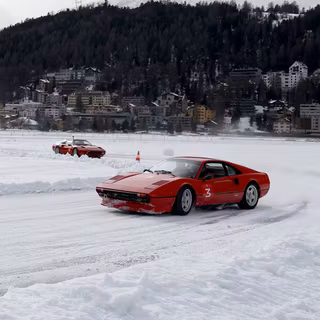 Ferrari winter wallpaper