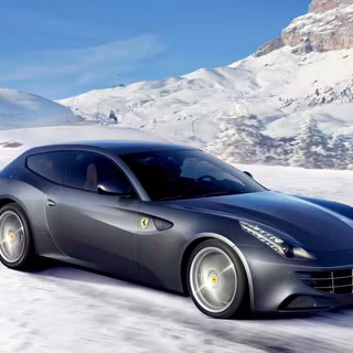 Ferrari winter wallpaper