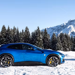 Ferrari winter wallpaper