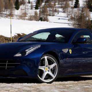 Ferrari winter wallpaper