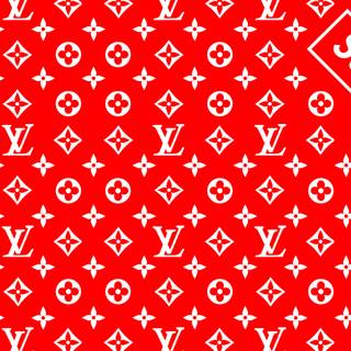 Red Louis Vuitton wallpaper