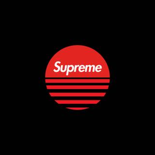 Supreme red desktop 4k wallpaper